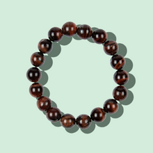 Load image into Gallery viewer, Red Tiger&#39;s Eye bracelet

